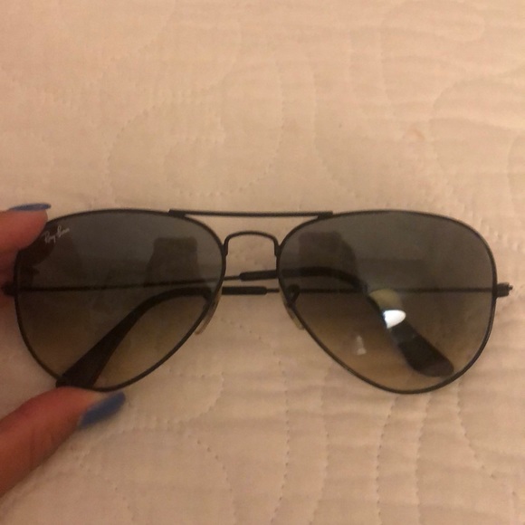 Black gradient ray bans